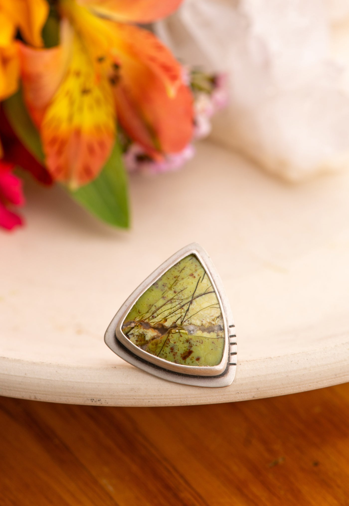 WILLOW GREEN OPAL RING