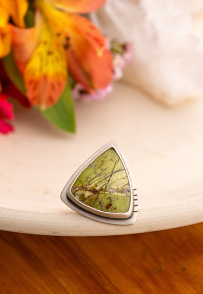 WILLOW GREEN OPAL RING