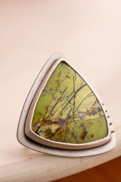 WILLOW GREEN OPAL RING