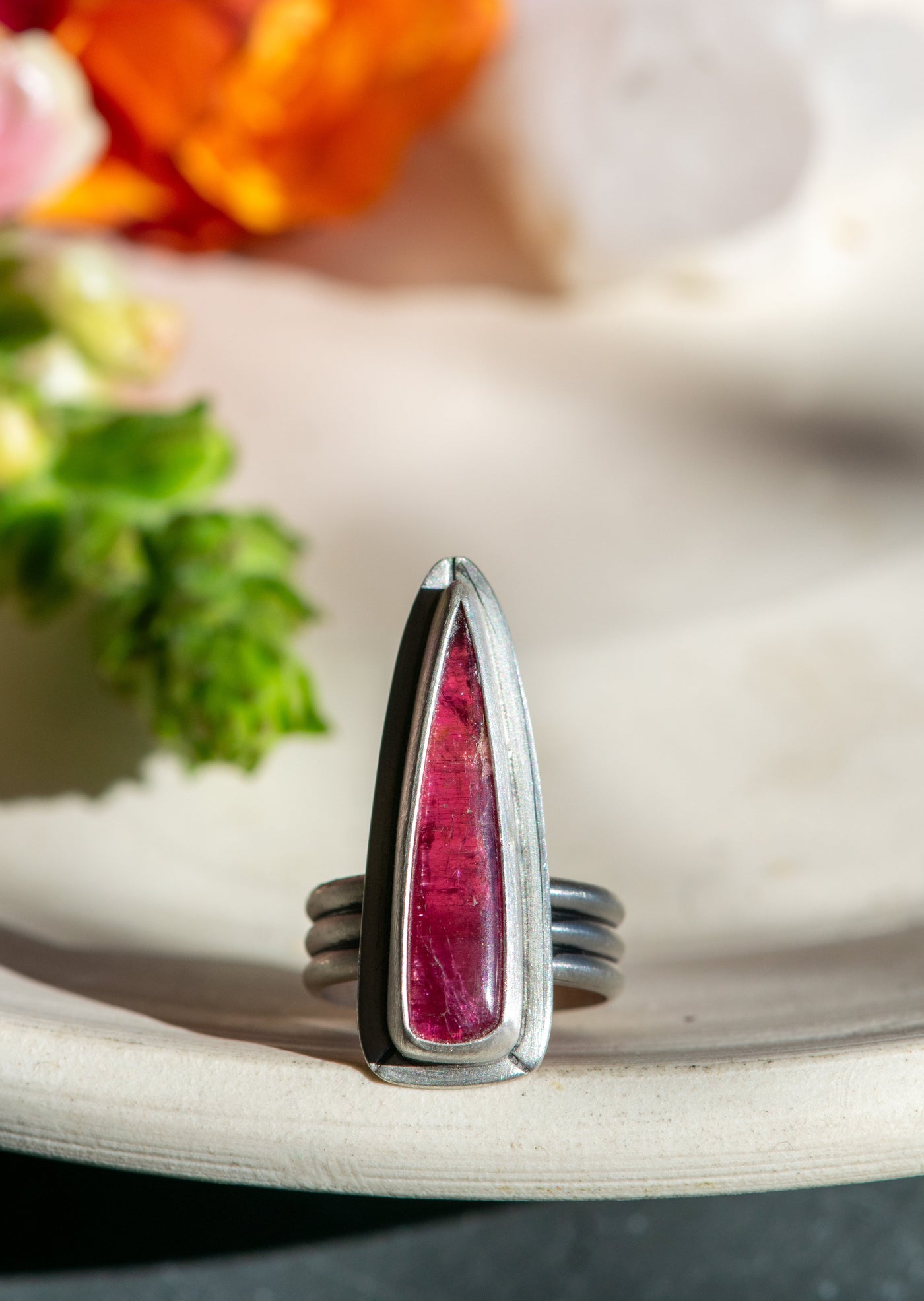 DAGGER TOURMALING RING