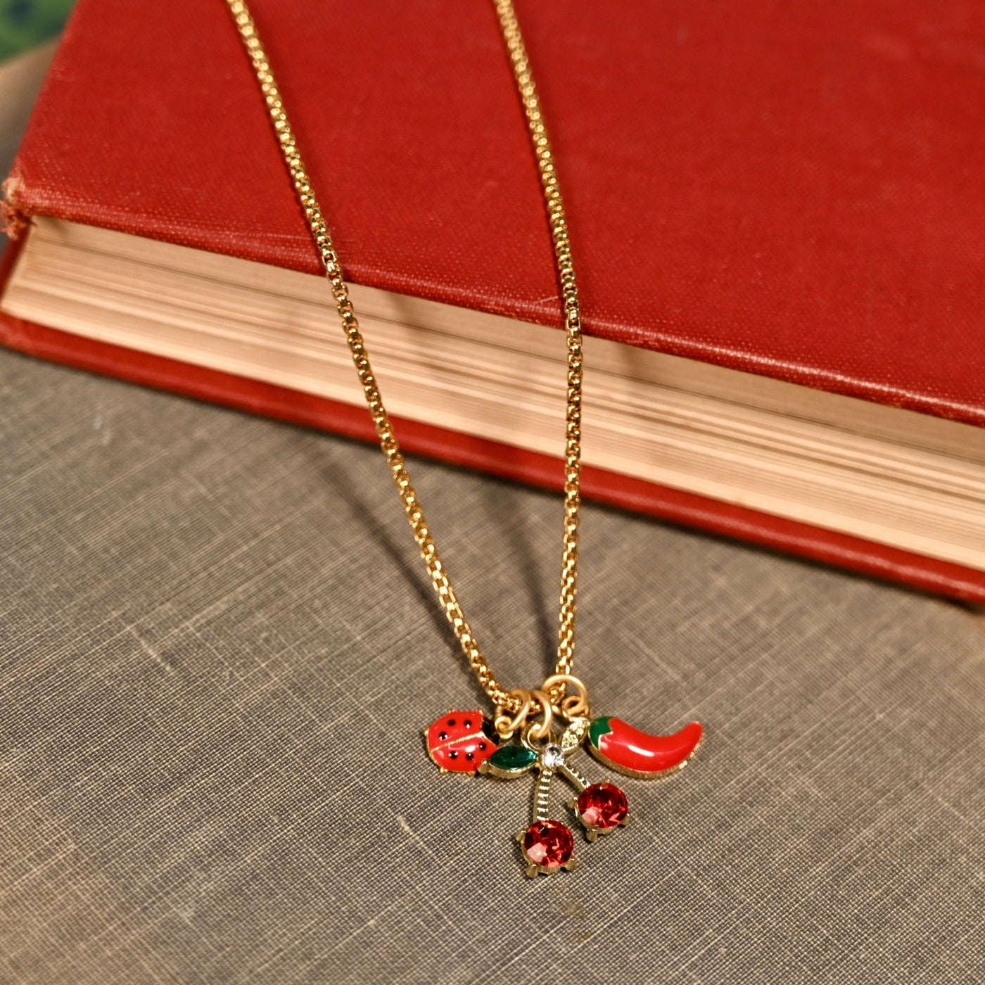 Red Hot Charming Necklace