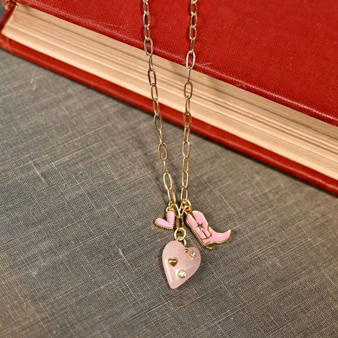 Pink Skies Charming Necklace