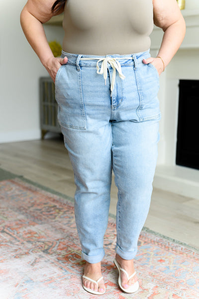 Cooper High Rise Vintage Denim Jogger