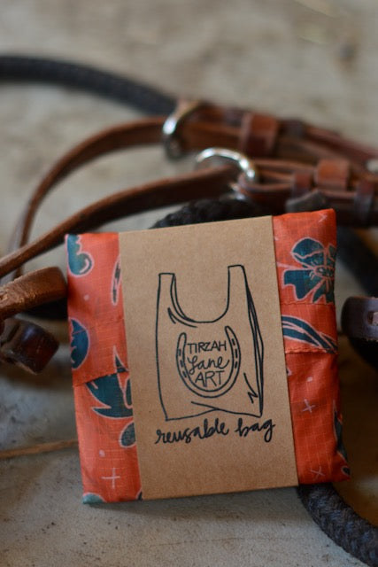 Spurs N’ Horseshoes Western Reusable Tote Bag