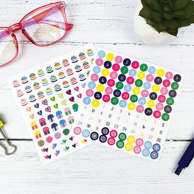 NEW! 2026 Mini Monthly Desktop Calendars | Stickers Included