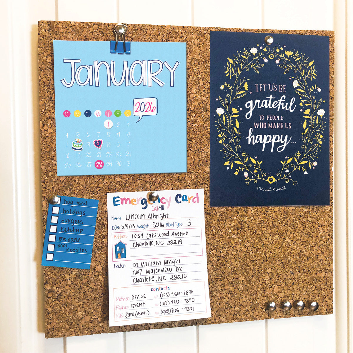 NEW! 2026 Mini Monthly Desktop Calendars | Stickers Included