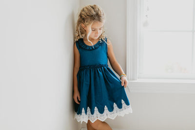 Denim Lace Dress