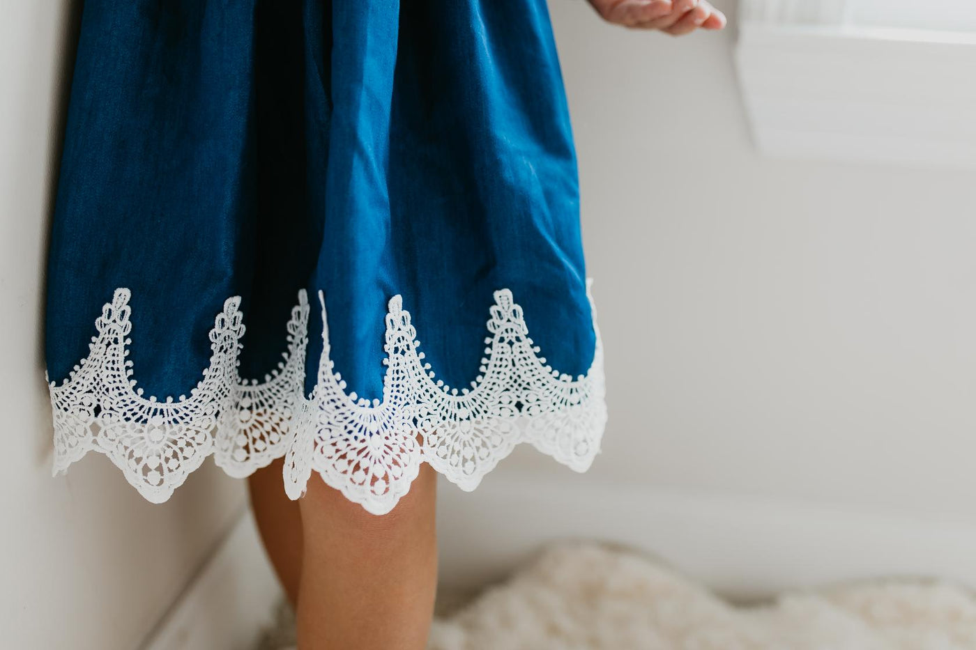 Denim Lace Dress