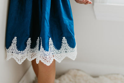 Denim Lace Dress