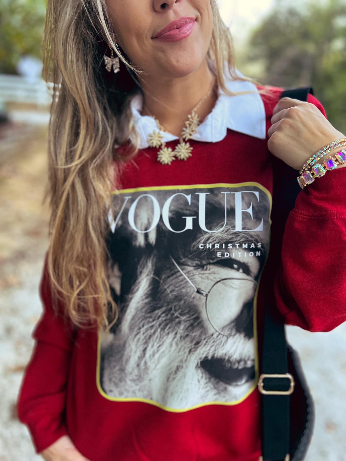 Magazine Santa Sweatshirt