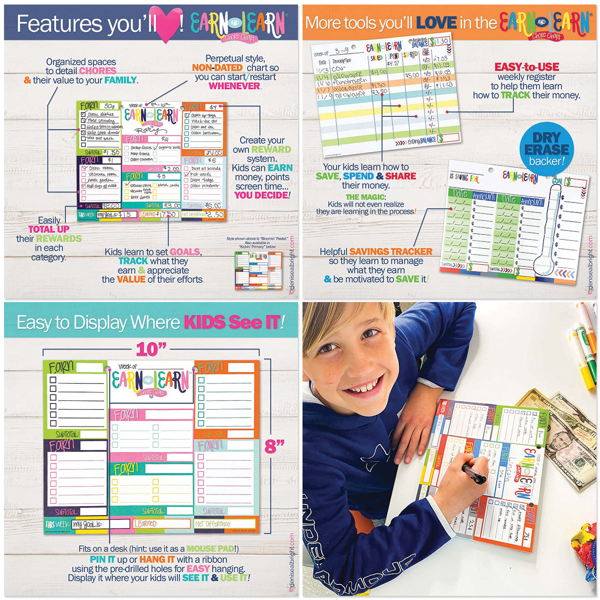NEW! Happy Habits Bundle for Kids | Chore Chart, Gratitude Journal & Stickers + BONUS App Membership