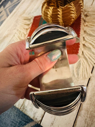 Handcrafted Rolled Sterling Silver Cuff Bracelet