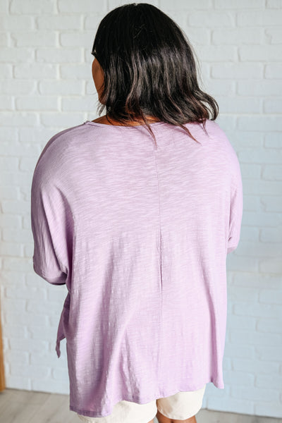 Face It Together Step Hem Pullover