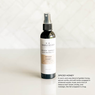 Fall Body Spray – Odor Neutralizing Mist in Cozy Seasonal Scents