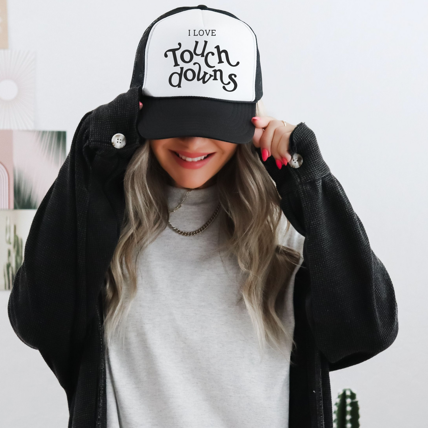 I Love Touchdowns Trucker Hat