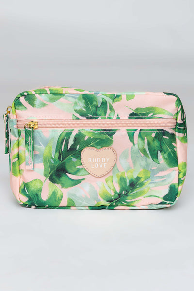 Floral Cosmetic Bag - Palm