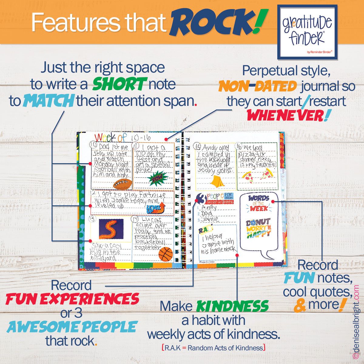 Surprise Set of 3 Gratitude Finder® Journals