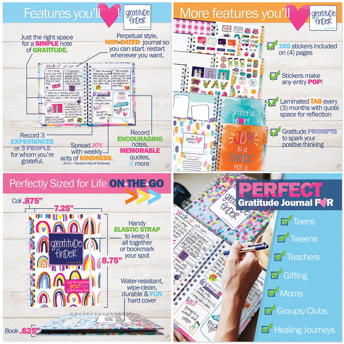 NEW! Kids' Gratitude Journal + BONUS App Membership | Gratitude for Them, Keepsakes for You