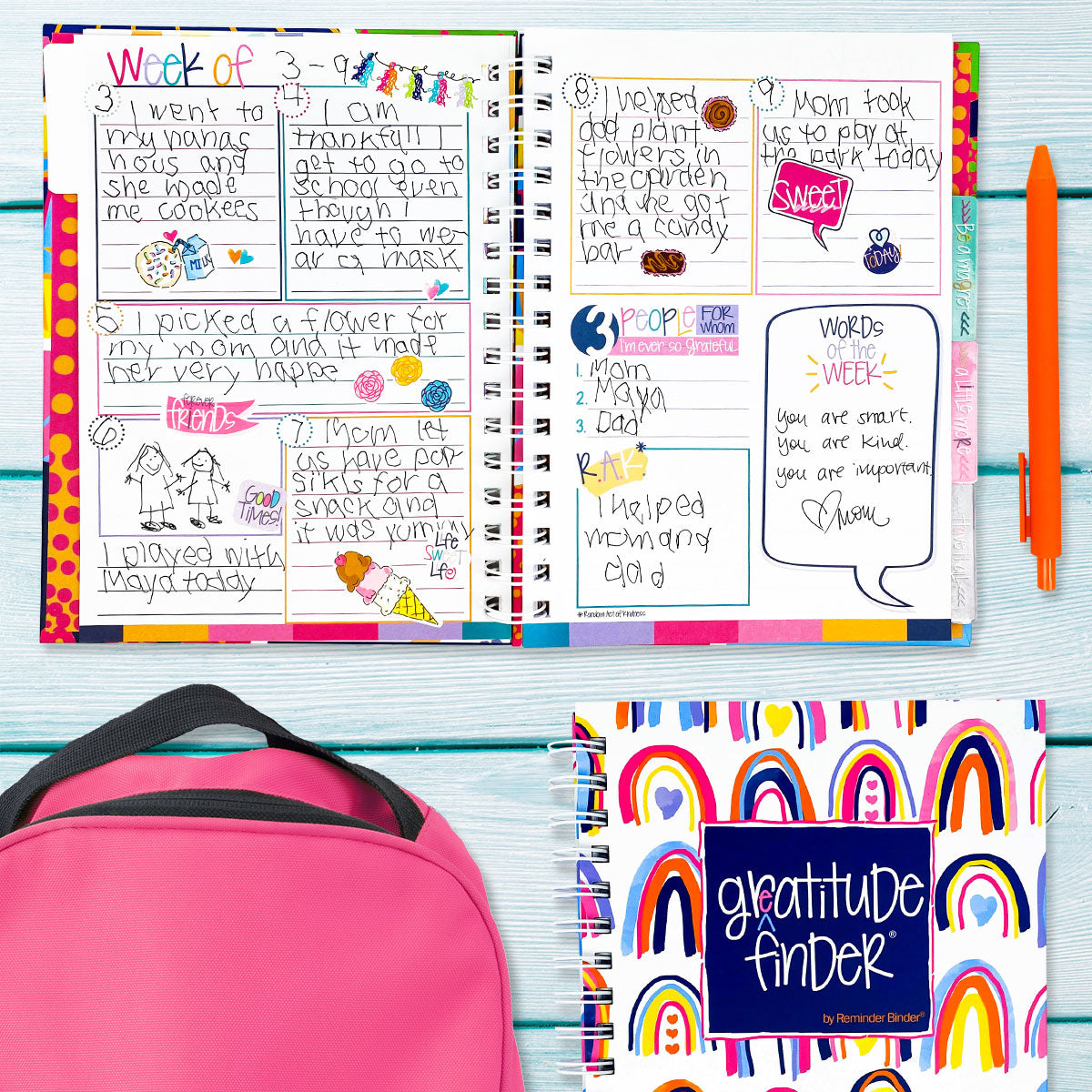 NEW! Kids' Gratitude Journal + BONUS App Membership | Gratitude for Them, Keepsakes for You
