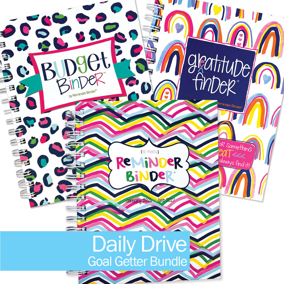 NEW! 2026-27 Dream Gift Bundle + BONUS 2026 Mini Calendar | Reminder Binder® Planner, Gratitude Finder® Journal and Budget Binder™