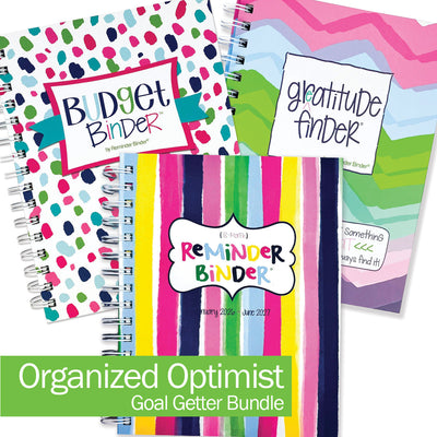 NEW! 2026-27 Dream Gift Bundle + BONUS 2026 Mini Calendar | Reminder Binder® Planner, Gratitude Finder® Journal and Budget Binder™