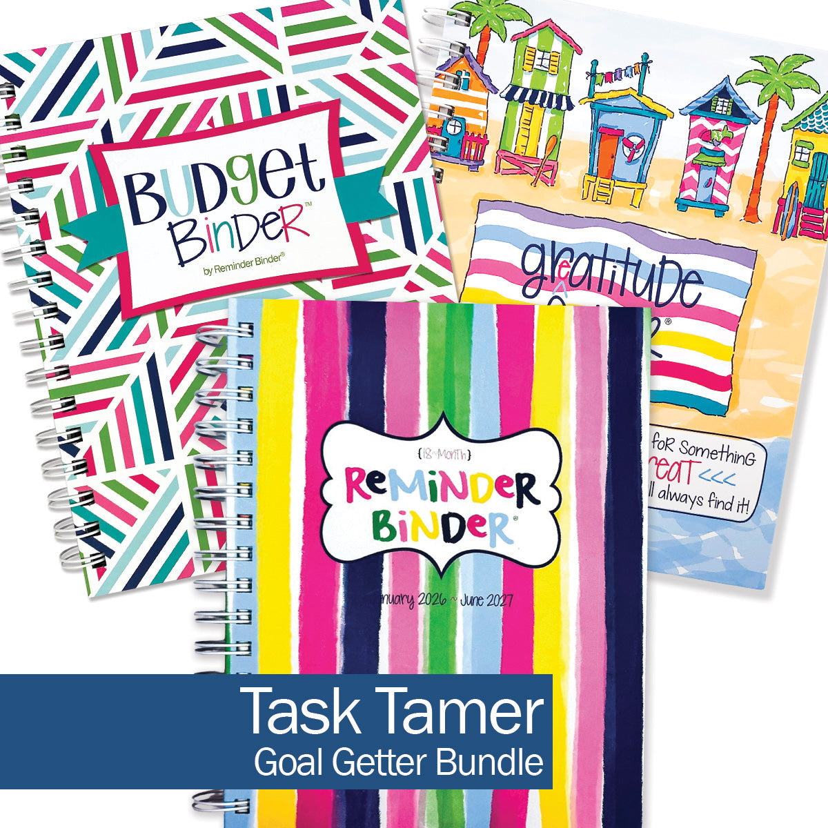 NEW! 2026-27 Dream Gift Bundle + BONUS 2026 Mini Calendar | Reminder Binder® Planner, Gratitude Finder® Journal and Budget Binder™