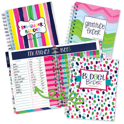 NEW! 2026-27 Dream Gift Bundle + BONUS 2026 Mini Calendar | Reminder Binder® Planner, Gratitude Finder® Journal and Budget Binder™