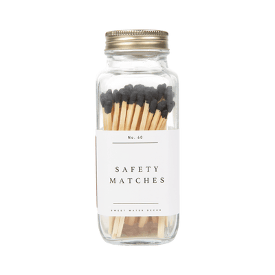 Black Tip Safety Matches - 60 Count, 3.75"