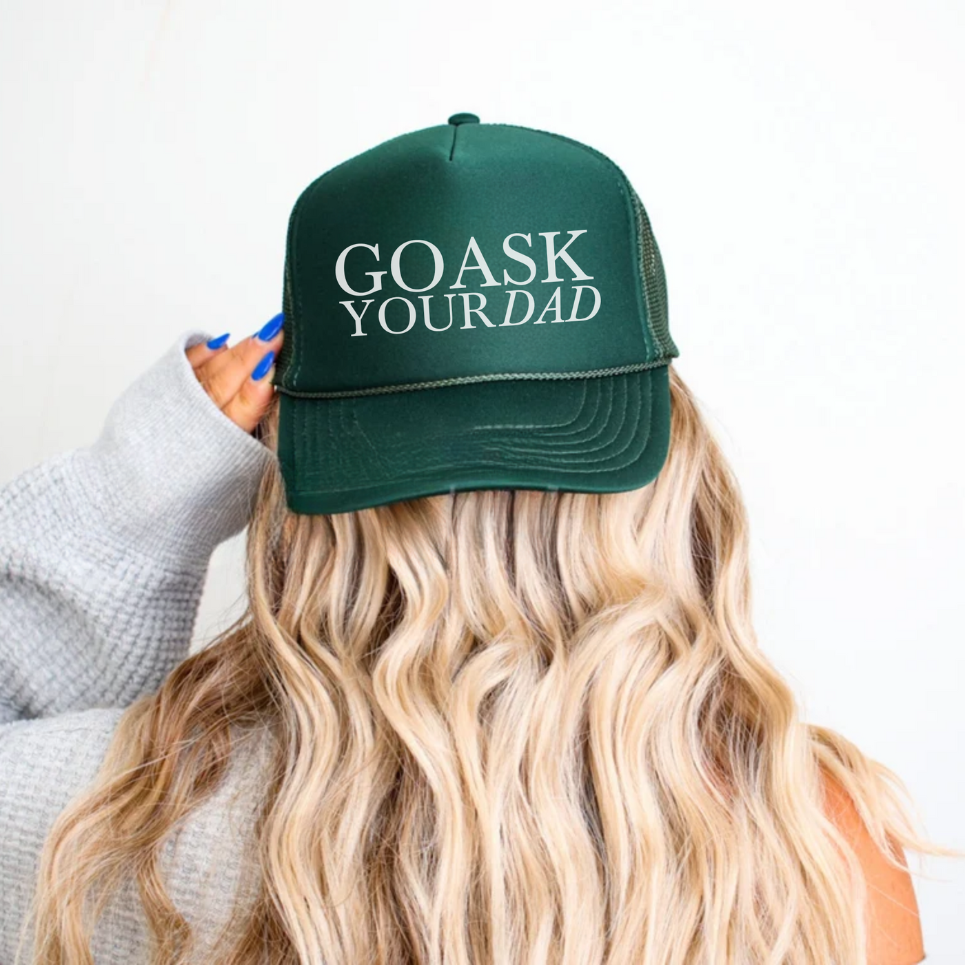 Ask Your Dad Trucker Hat