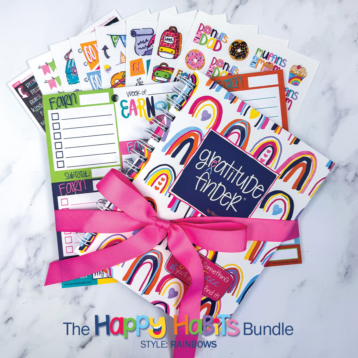 NEW! Happy Habits Bundle for Kids | Chore Chart, Gratitude Journal & Stickers + BONUS App Membership