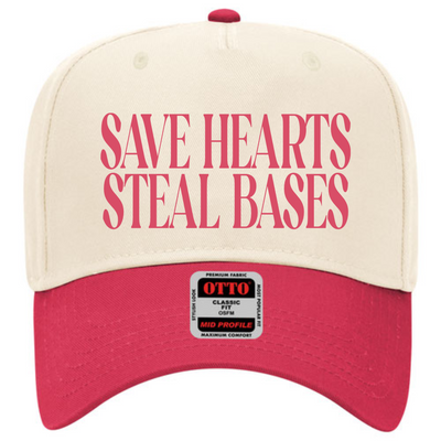 Save Hearts Steal Bases Trucker Hat