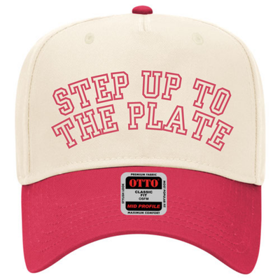 Step Up To The Plate Baseball Trucker Hat