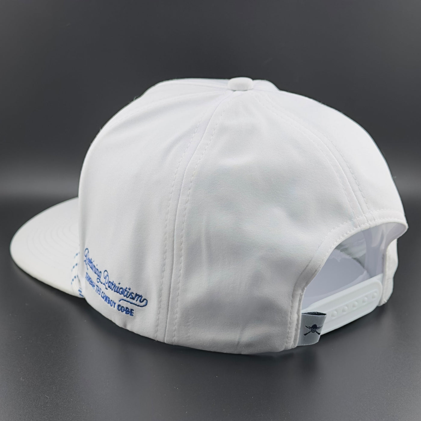 “Lightning" Logo - 5-panel Performance Hat - White