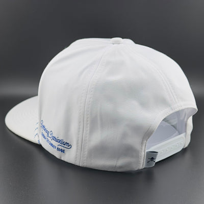 “Lightning" Logo - 5-panel Performance Hat - White