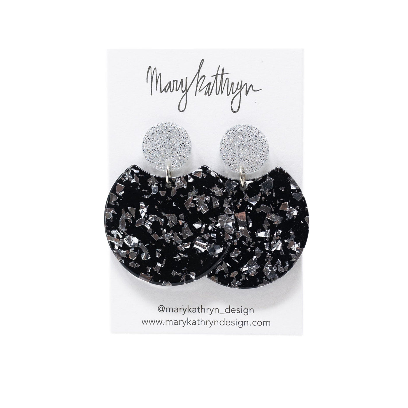 Maren Silver Flake Earrings