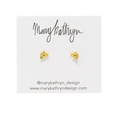 Mini Bumble Bee Studs