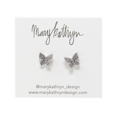 Rhinestone Flutter Studs