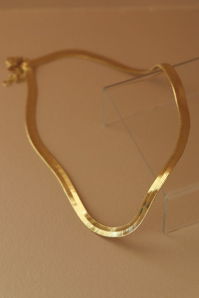 HERRINGBONE CHAIN NECKLACE