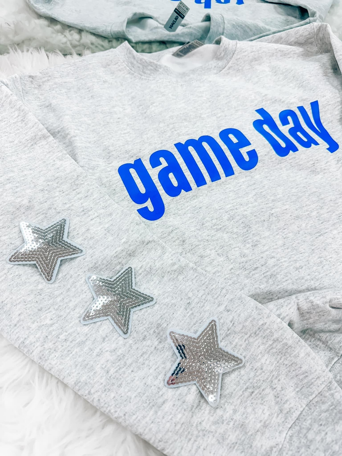 Game Day Sequin Star Sweatshirts