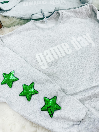 Game Day Sequin Star Sweatshirts