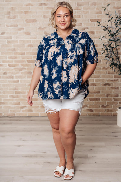 Just Coasting Floral Blouse
