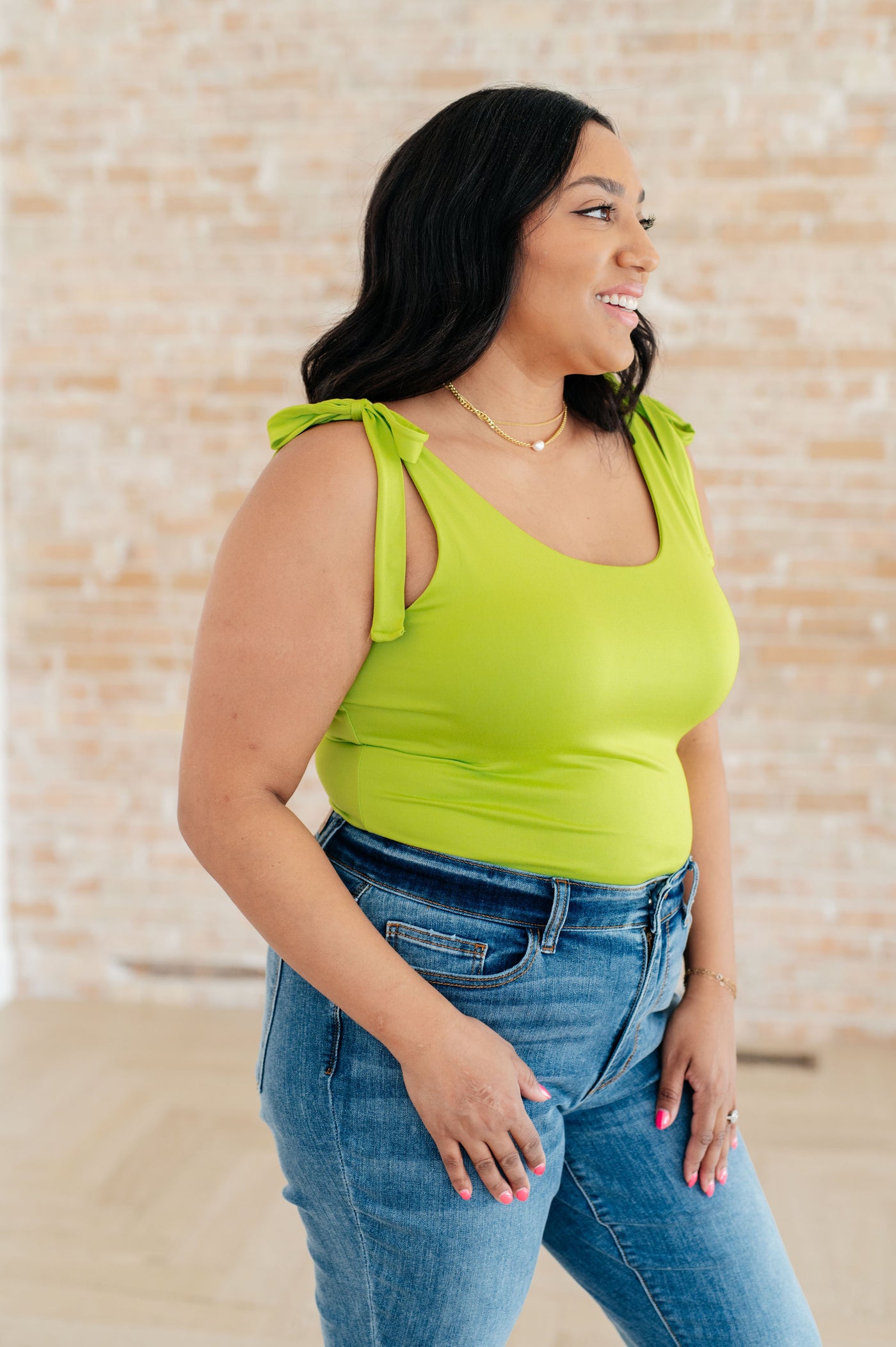 Just a Spritz Bodysuit in Lime