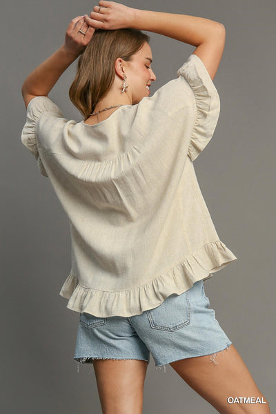 Laci Linen Top