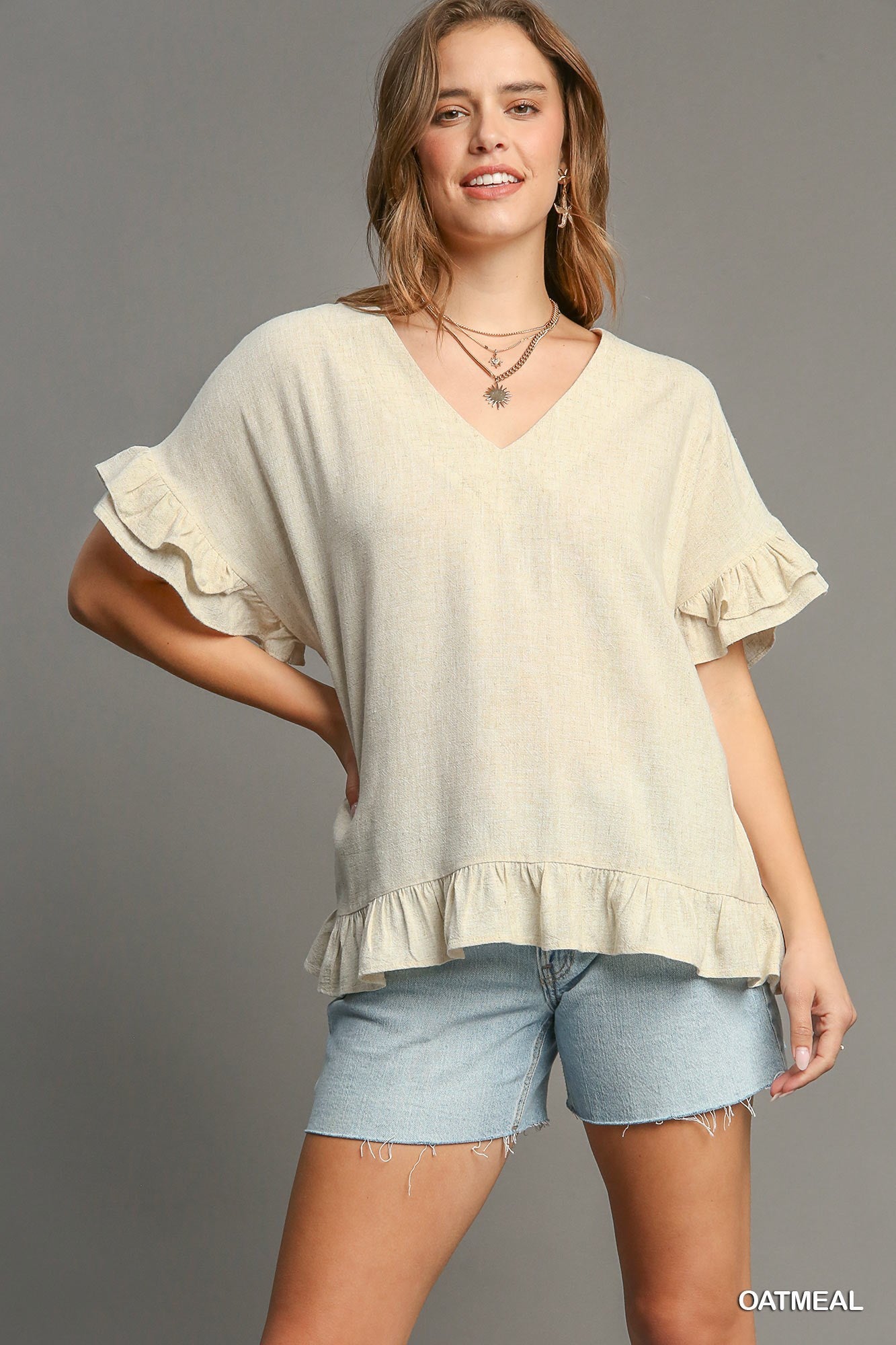 Laci Linen Top