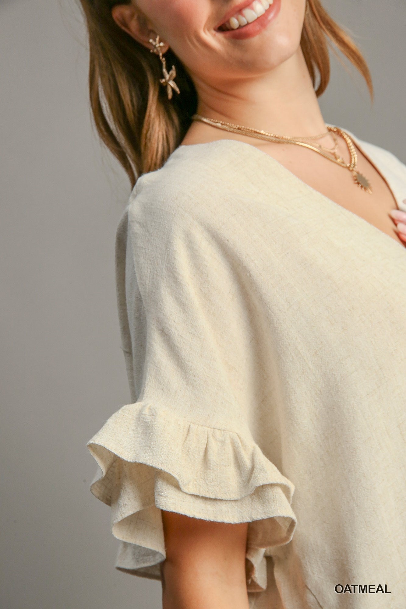 Laci Linen Top