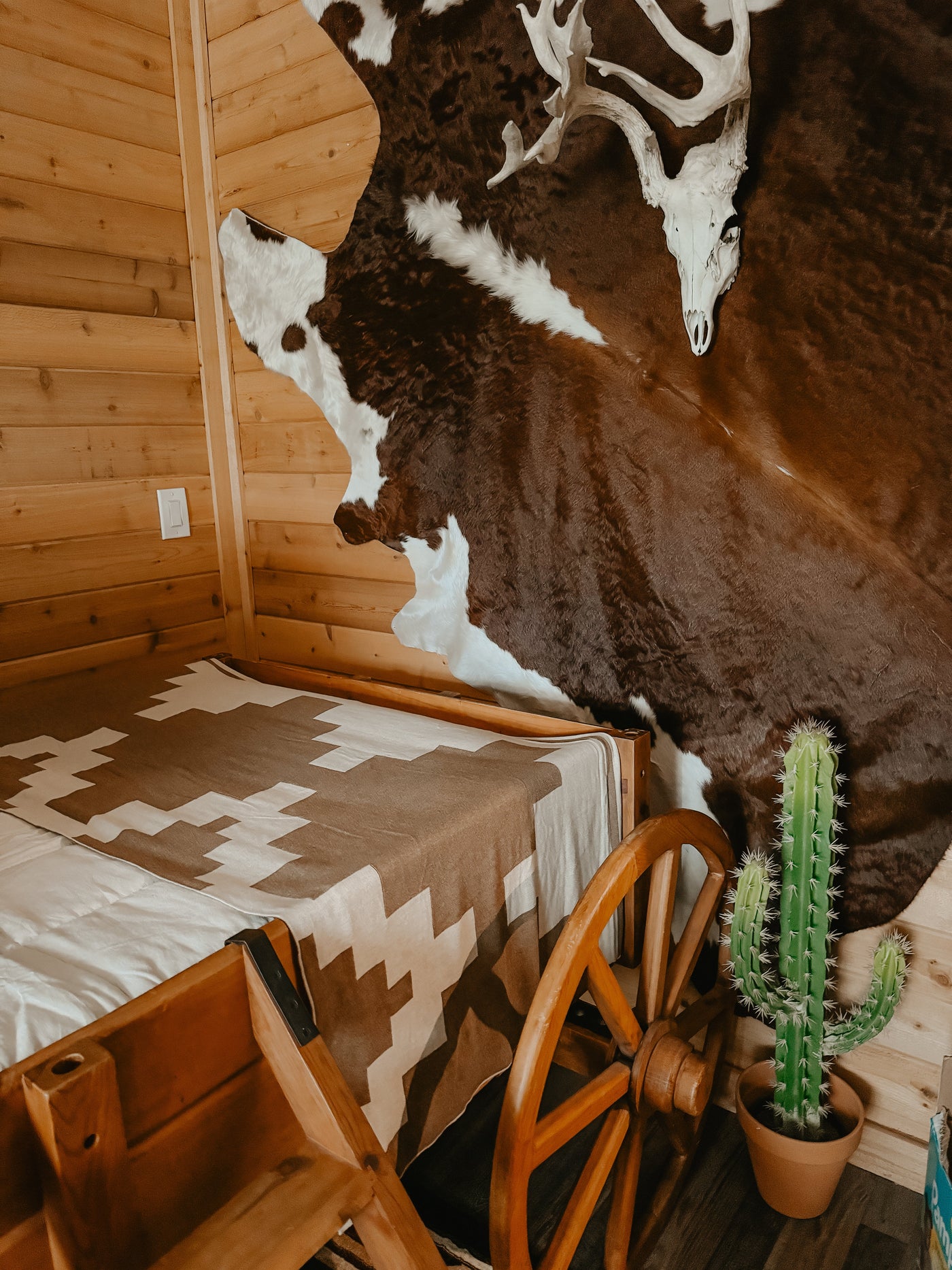 PRESIDIO TAN 100% COTTON -- 54"x74" Oversized Throw Blanket