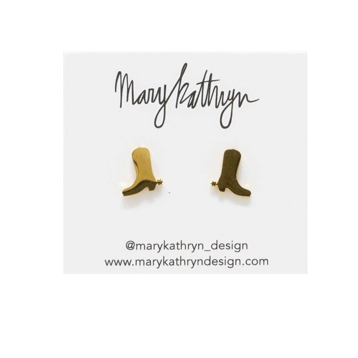 Gold Cowboy Boot Studs