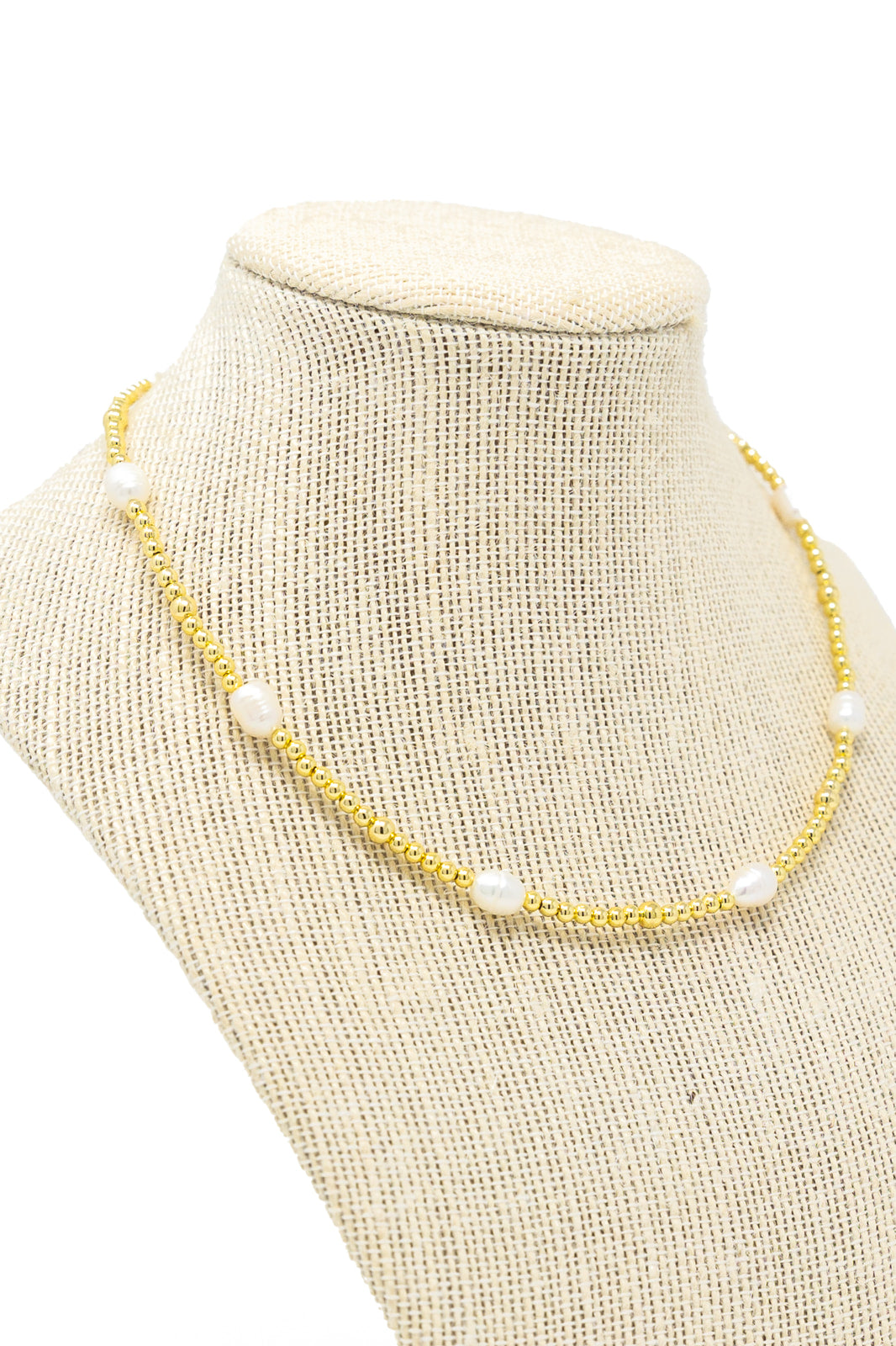 Malika Beaded Pearl Necklace