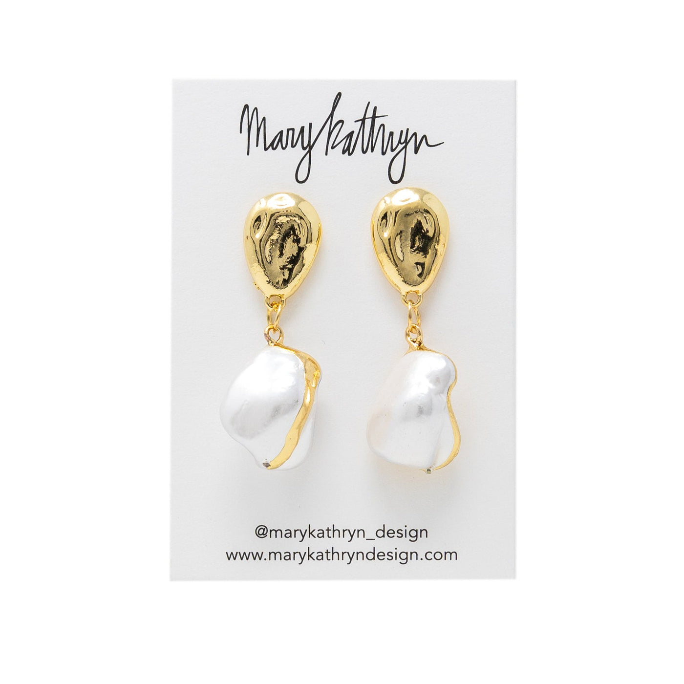 Percy Pearl Drop Earrings