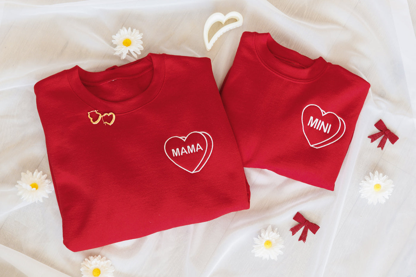 Matching Mama Embroidered Sweatshirt